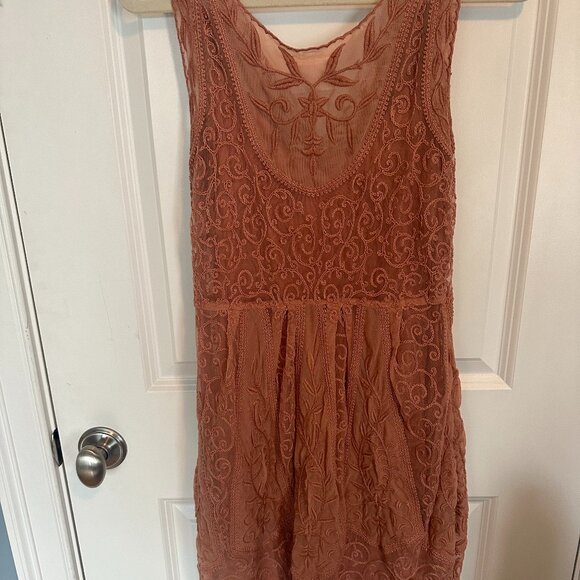 Baraschi "at dusk" Dusty Rose Dress - Picture 6 of 13